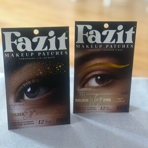 Fazit Makeup Patches Golden Eye Speckles + Golden Wing Eyes 2 Pack NEW